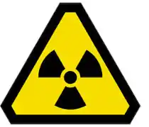 Panneau de signalisation de danger Radioactivité